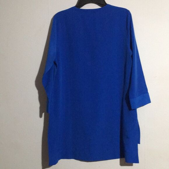 The Limited Electric Blue Tunic Top: Size Small - Picture 7 of 8